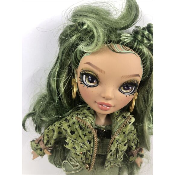 Olivia Woods Rainbow High Doll , Green Camo Outfit Loose - Picture 4 of 16